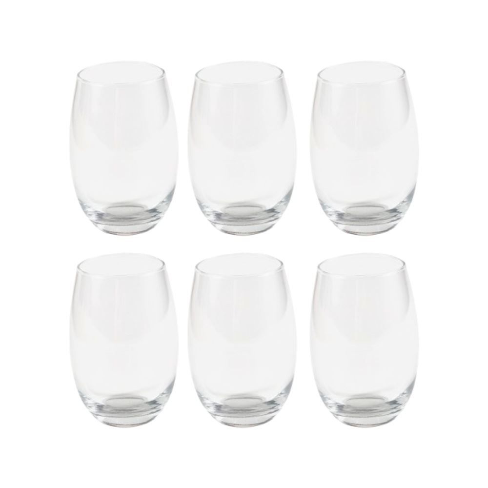 Jogo De Copos Nadir Aruba 465Ml 06 Peças - Vidro