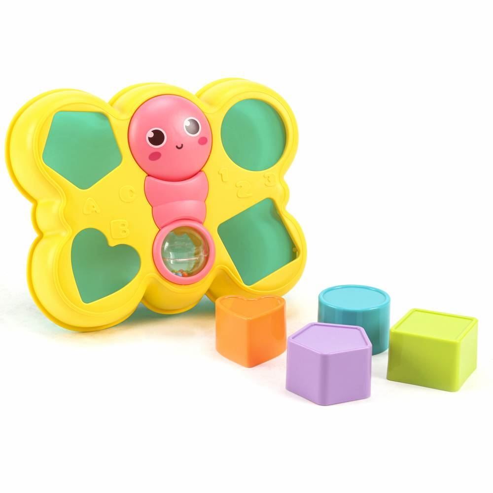 Jogo De Encaixes Borboletas Havan Baby - Colorido
