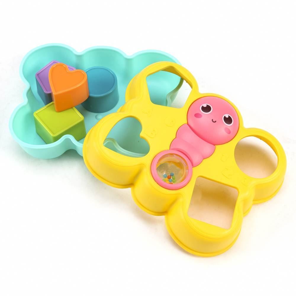 Jogo De Encaixes Borboletas Havan Baby - Colorido