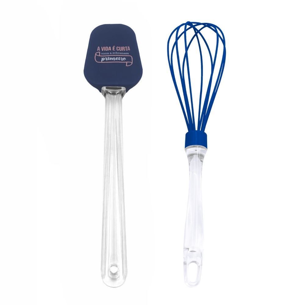 Jogo De Espátula E Fouet De Silicone Sobremesa Havan Casa 2 Peças - Sobremesa