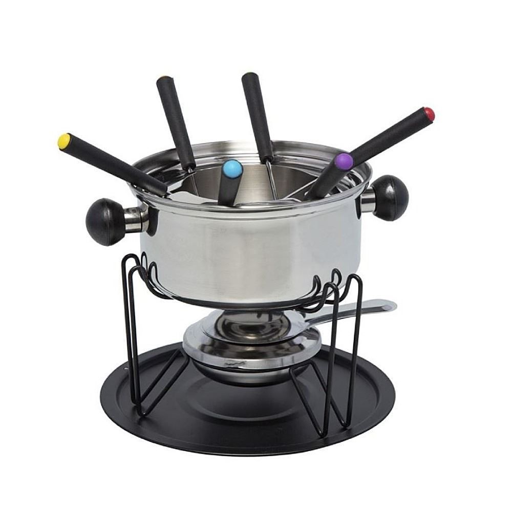 Jogo de Fondue Inox Casita - 11 Peças