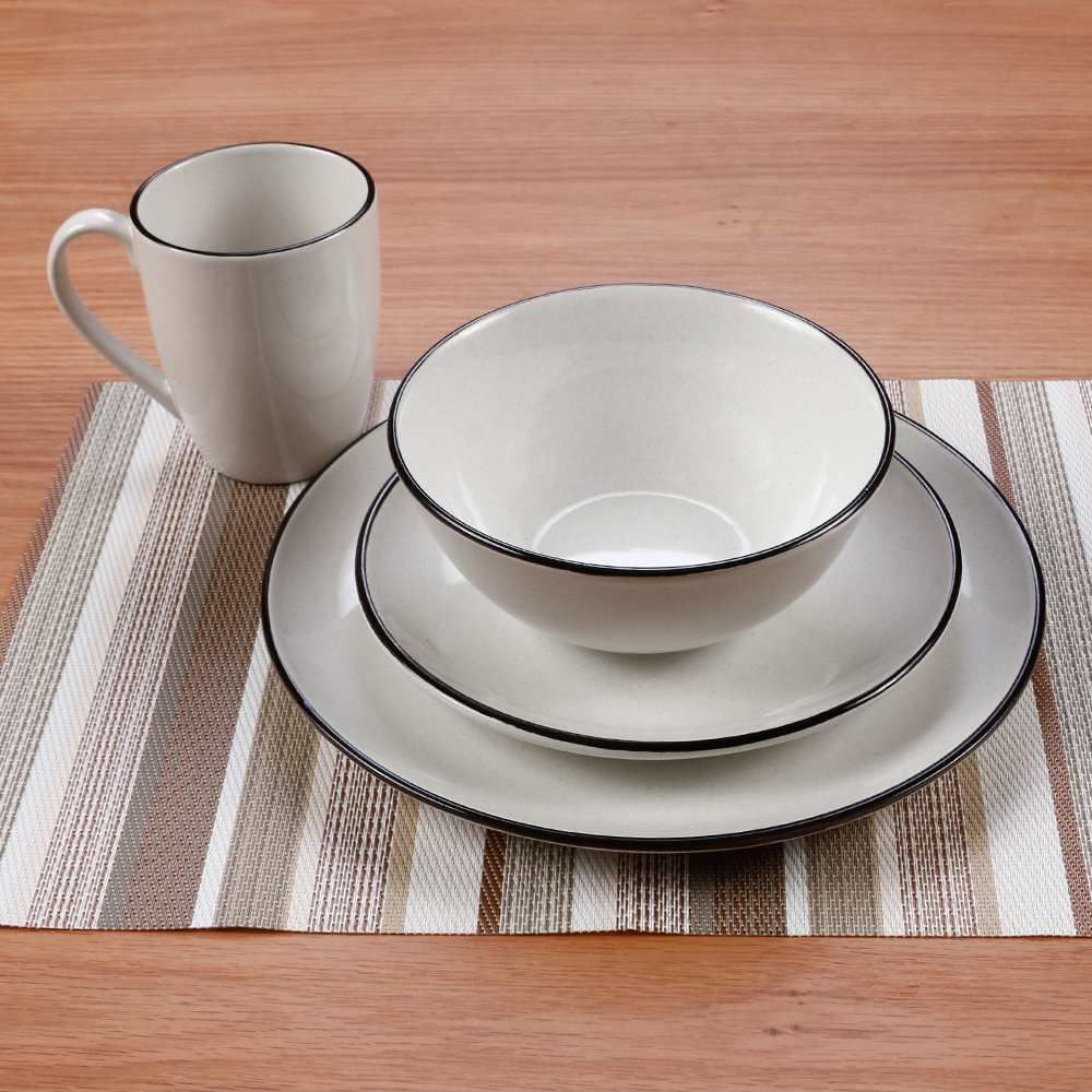 Jogo de Jantar Naturalle Onyx Havan Casa - 16 Peças