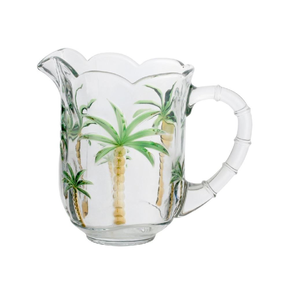 Jogo De Jarras Com Taças Palm Lyor - 7 Peças