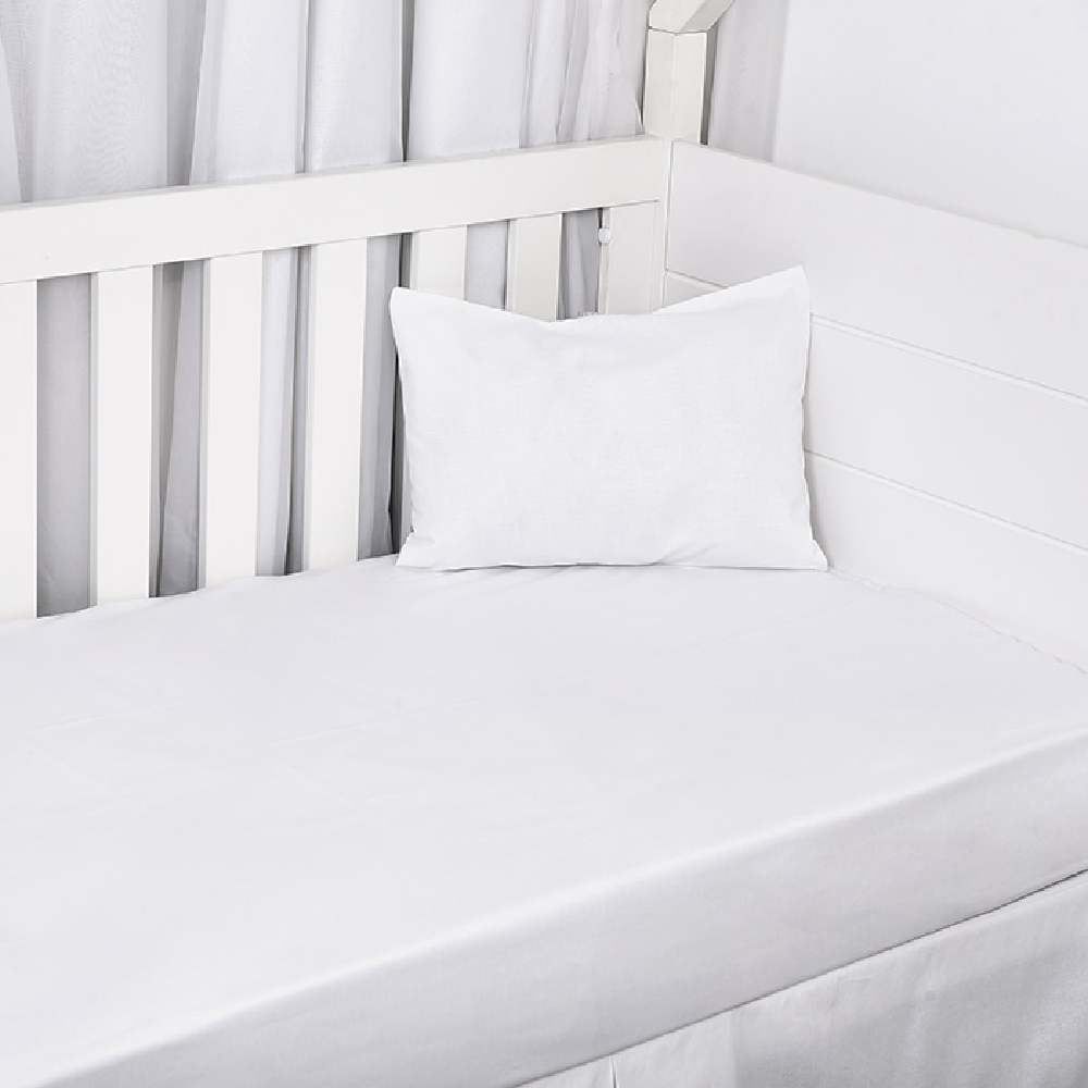 Jogo De Lençol 2 Peças Havan Baby - Branco