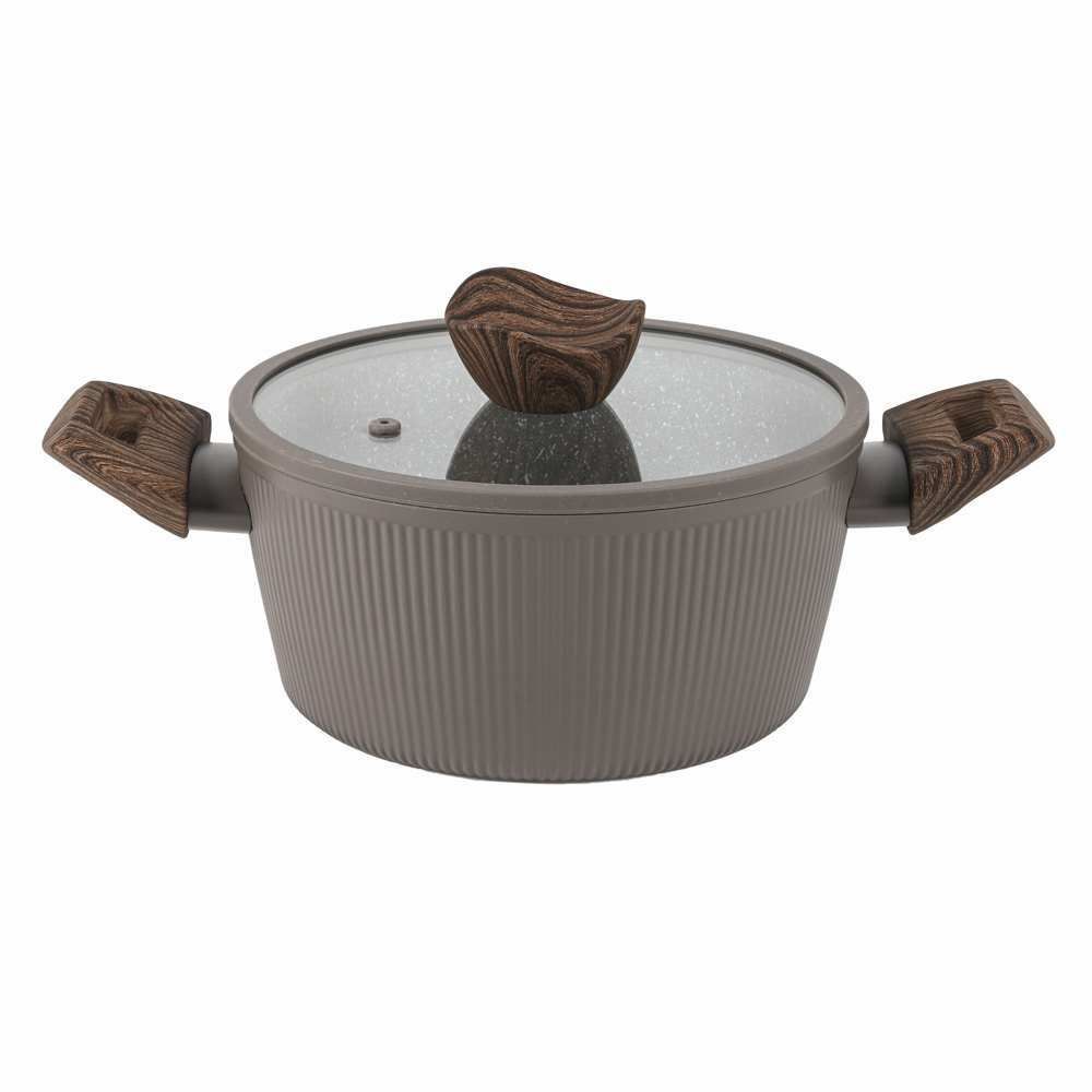 Jogo De Panelas Elegance Indução Havan Casa 5 Pçs - Chocolate