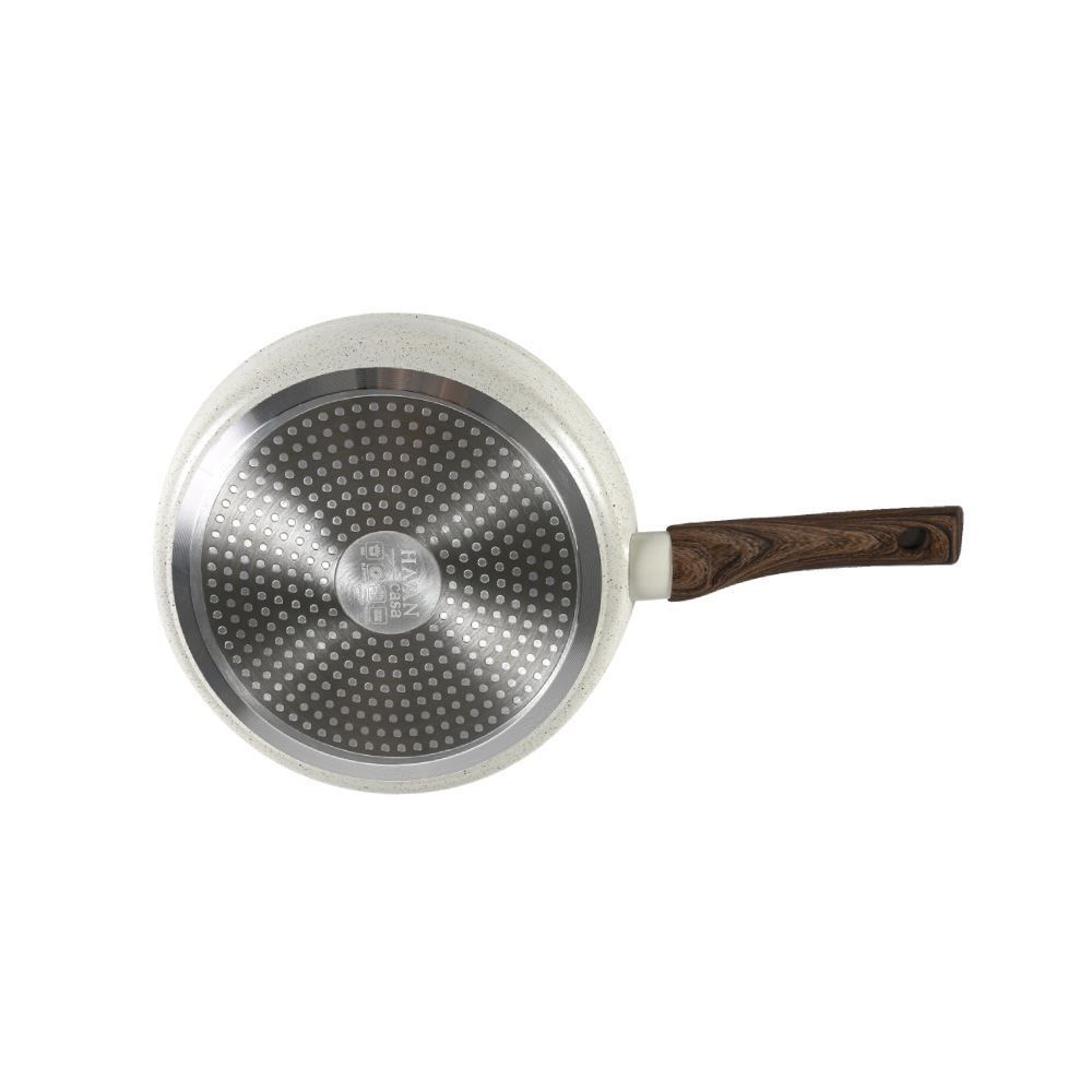 Jogo De Panelas Indução Montreal Havan Casa 5 Peças - Baunilha 