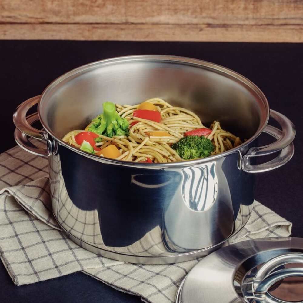 Jogo De Panelas Indução Tramontina Solar 5 Pçs - Aço Inox