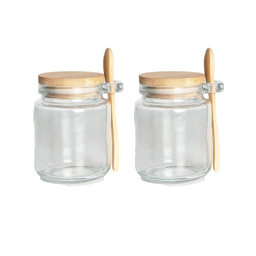 Jogo De Porta Condimentos Com Colher Hauskraft 250 Ml - 2 Peças