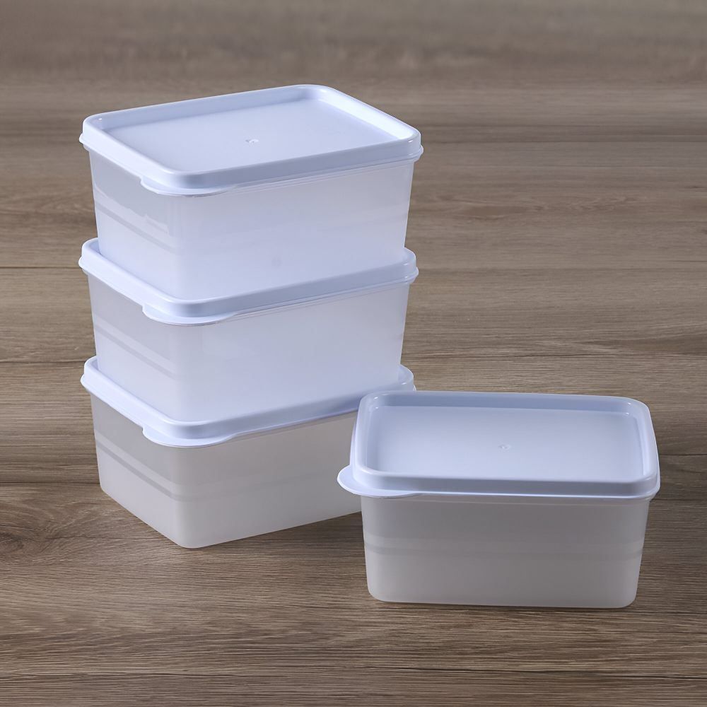 Jogo De Pote Herméticos Essencial Dup 500 Ml - 4 Peças