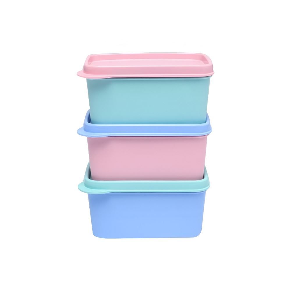 Jogo De Potes Herméticos Kids Dup 3 Peças 250 Ml - Colors