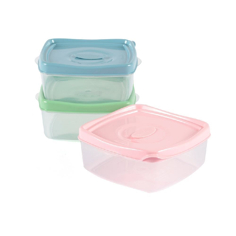 Jogo De Potes Wave Plasvale 1,3 Litros - Plástico