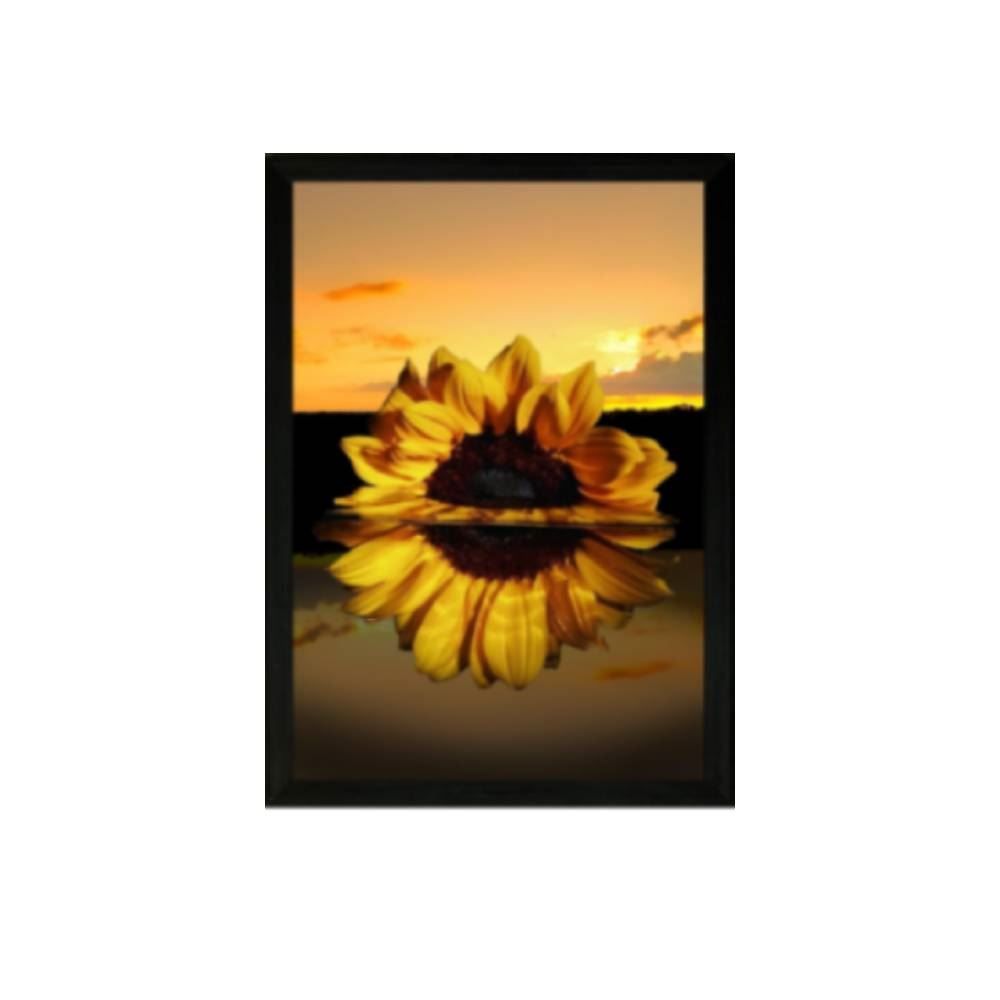 Jogo De Quadros Fx Quadros 28Cm 3 Peças - Girassol