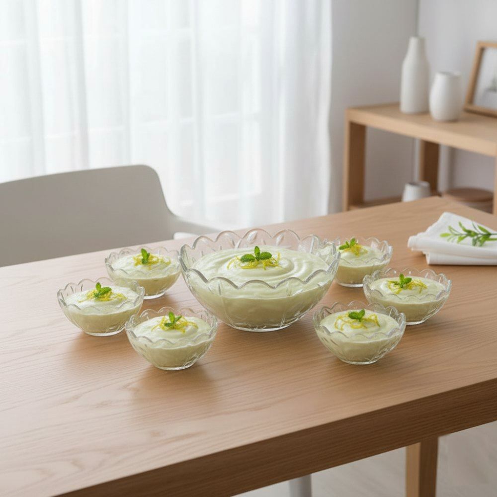 Jogo De Sobremesa Botânica Havan Casa - 7 Peças