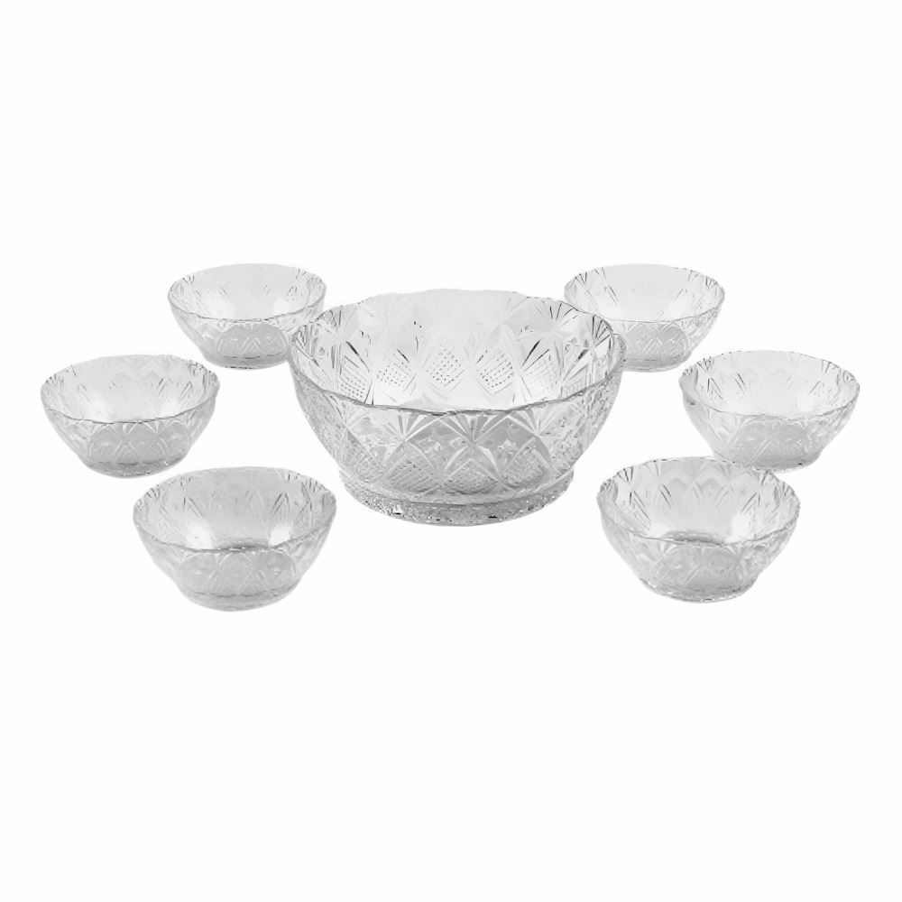 Jogo De Sobremesa Orlando Havan Casa 7 Peças - Vidro