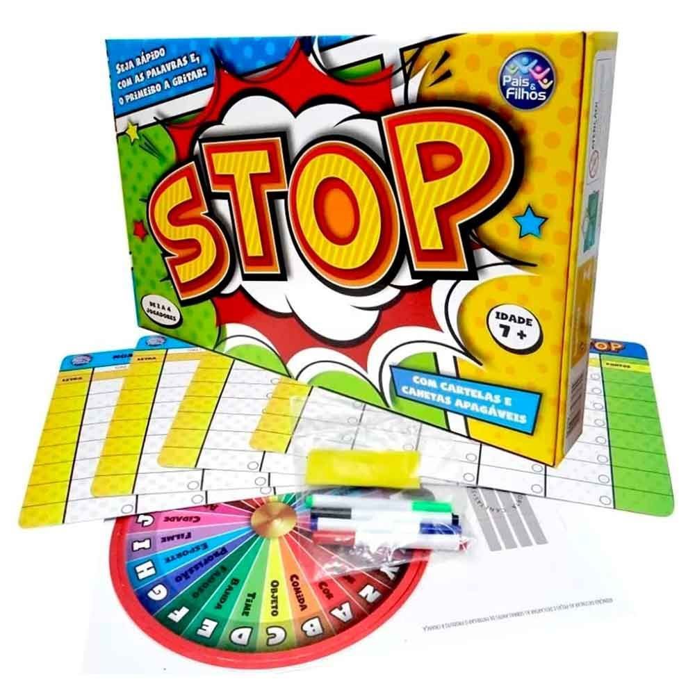 Jogo De Tabuleiro Stop Pais & Filhos Gala - 7172