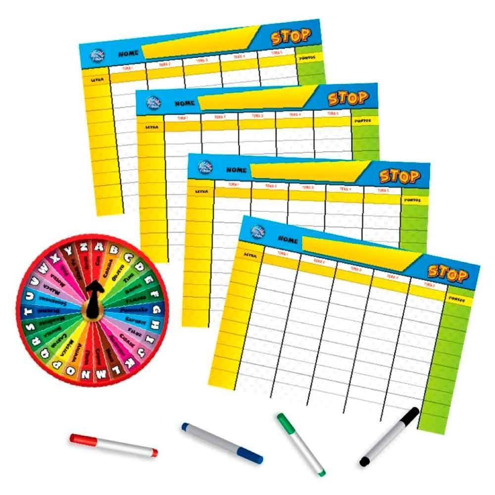 Jogo De Tabuleiro Stop Pais & Filhos Gala - 7172