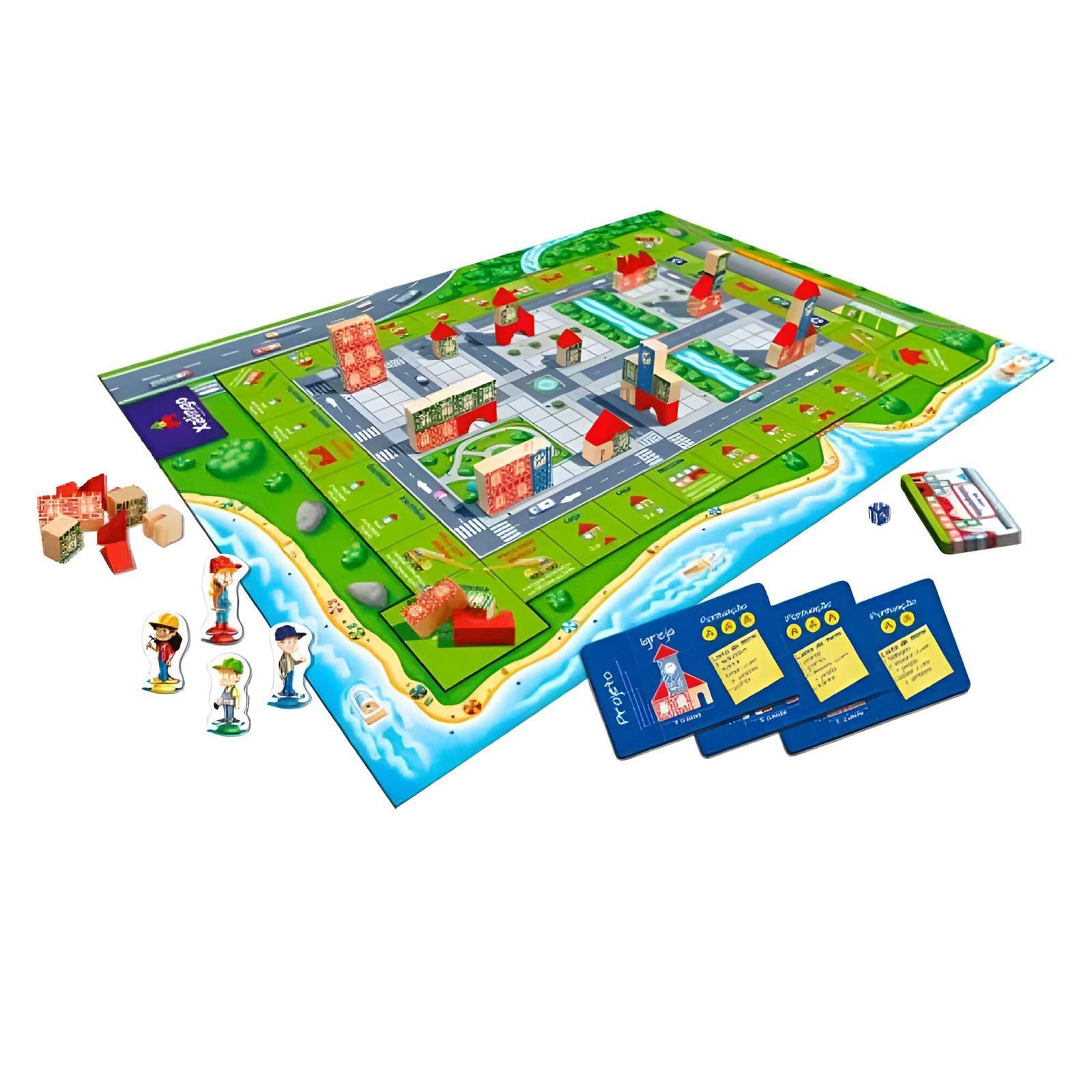 Jogo De Tabuleiro Xalingólopolis 72 Peças Xalingo - 60565