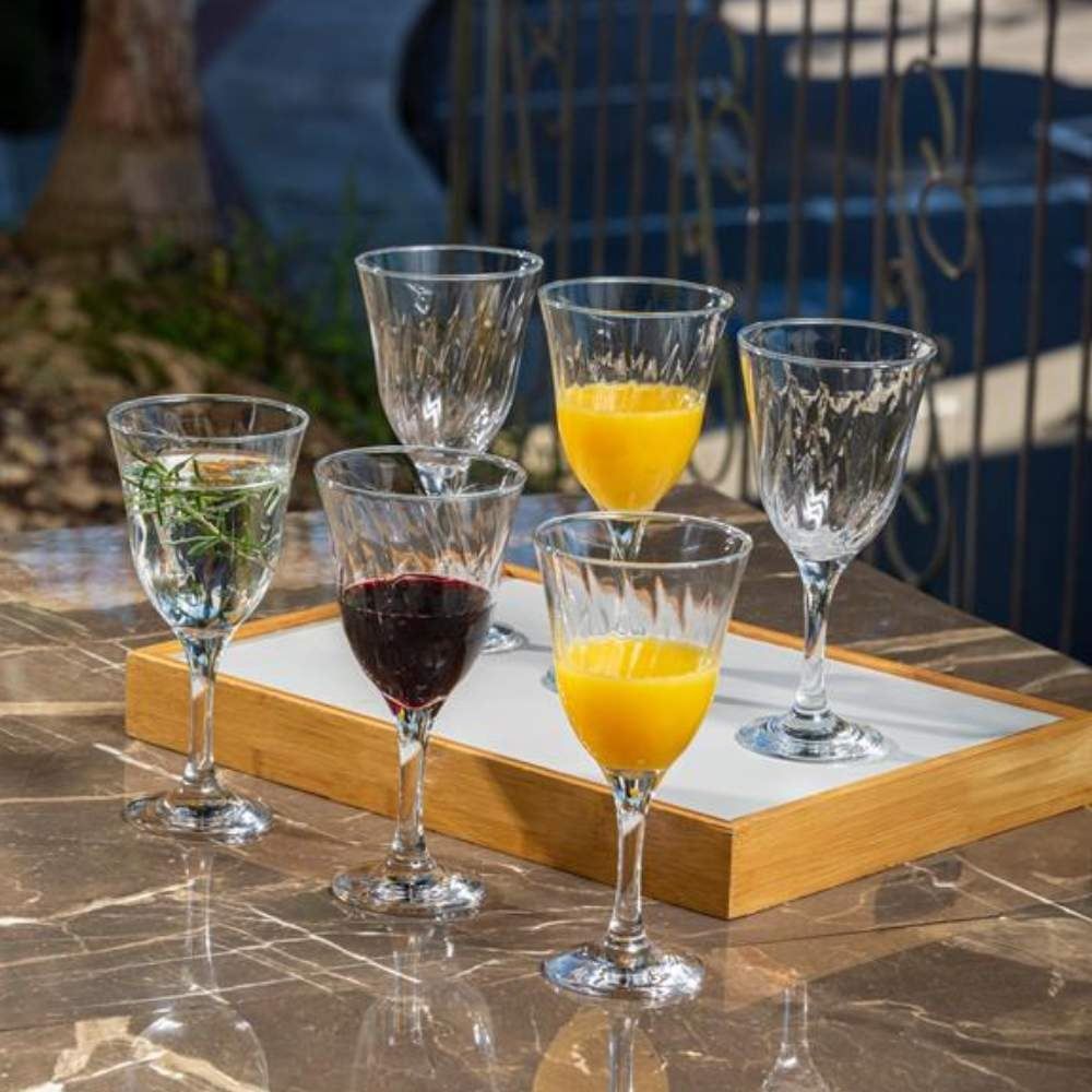 Jogo De Taças Lírio Nadir 365Ml - 6 Peças