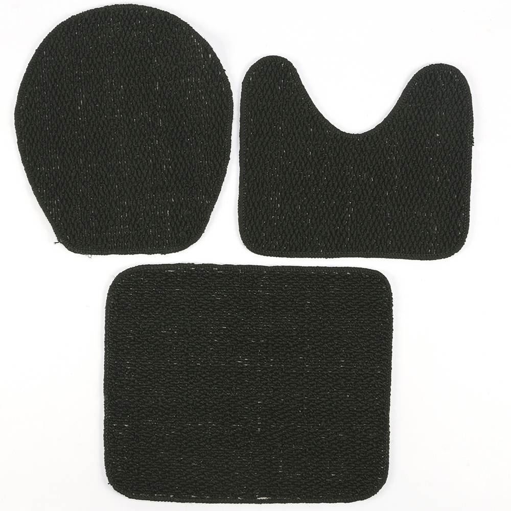 Jogo De Tapete Para Banheiro Onix 3 Peças Havan - Cinza Azulado