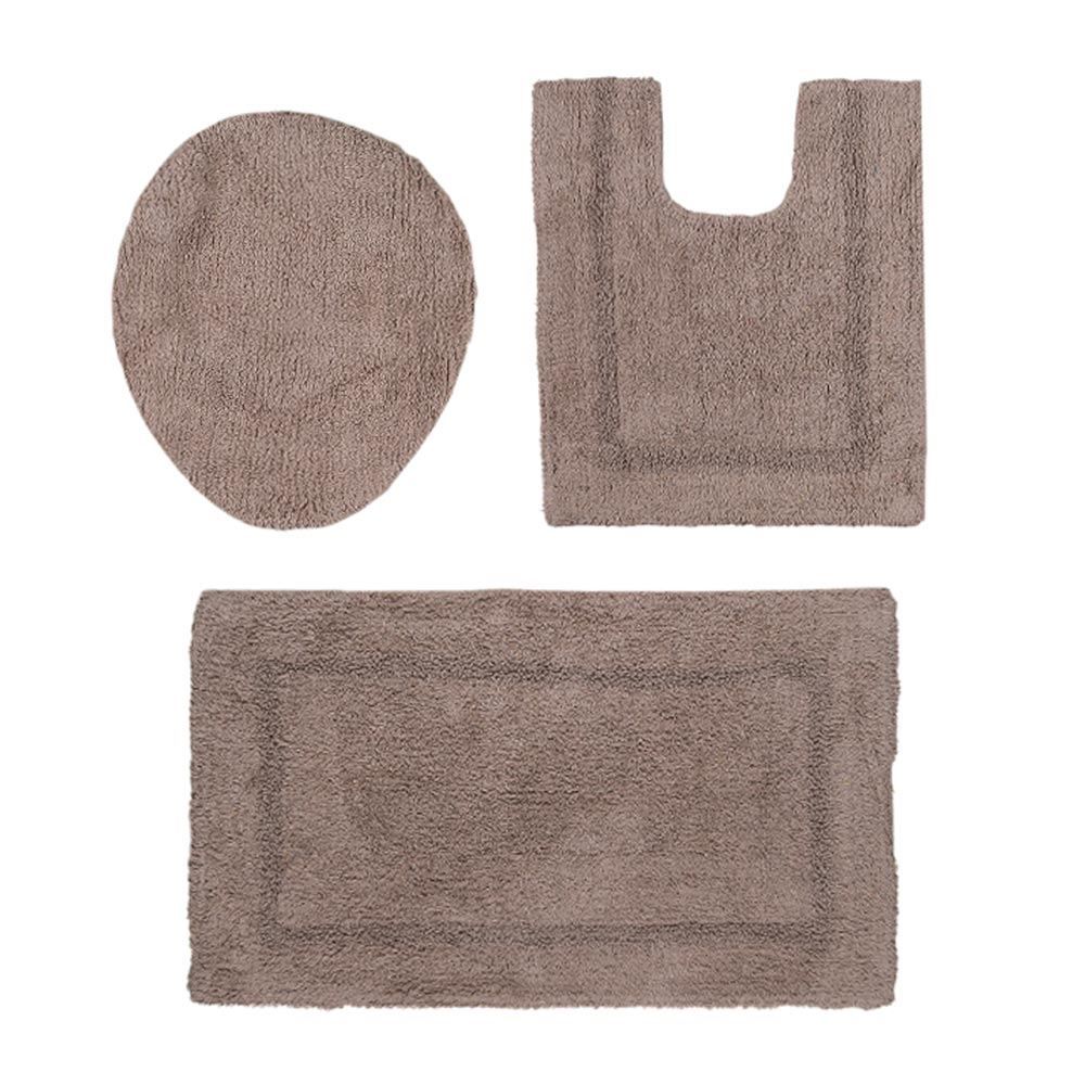 Jogo De Tapetes De Banheiro Arezo 3 Peças Havan - Bege/15
