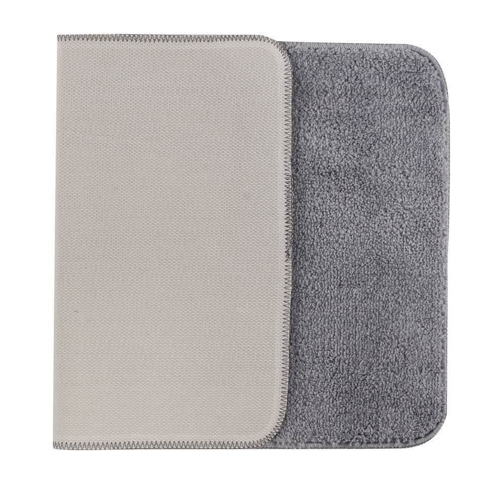 Jogo De Tapetes Para Banheiro Firenze 2 Peças Havan Casa - Cinza