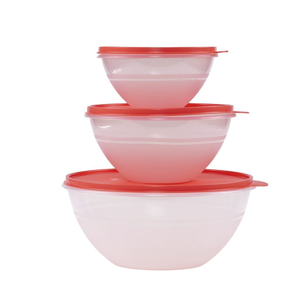 Jogo De Tigelas Hermética Roma Dup - Plástico