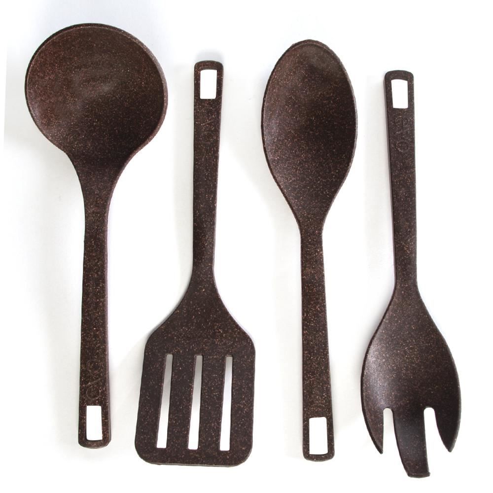 Jogo De Utensílios Imbuia Evo - 4 peças