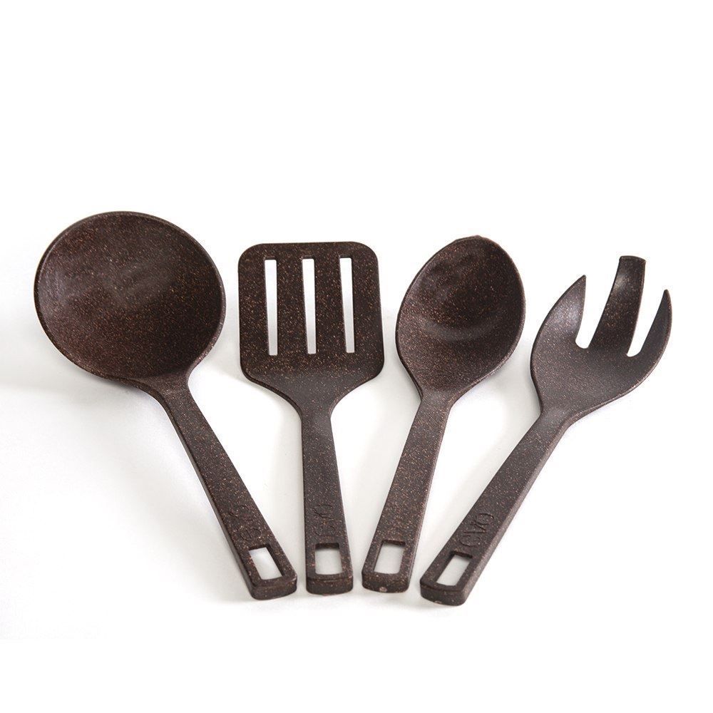 Jogo De Utensílios Imbuia Evo - 4 peças