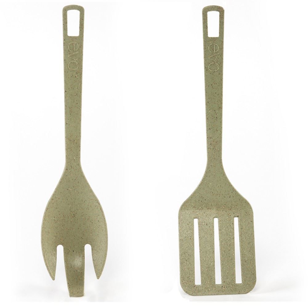 Jogo De Utensílios Verde Tropical Evo - 4 peças