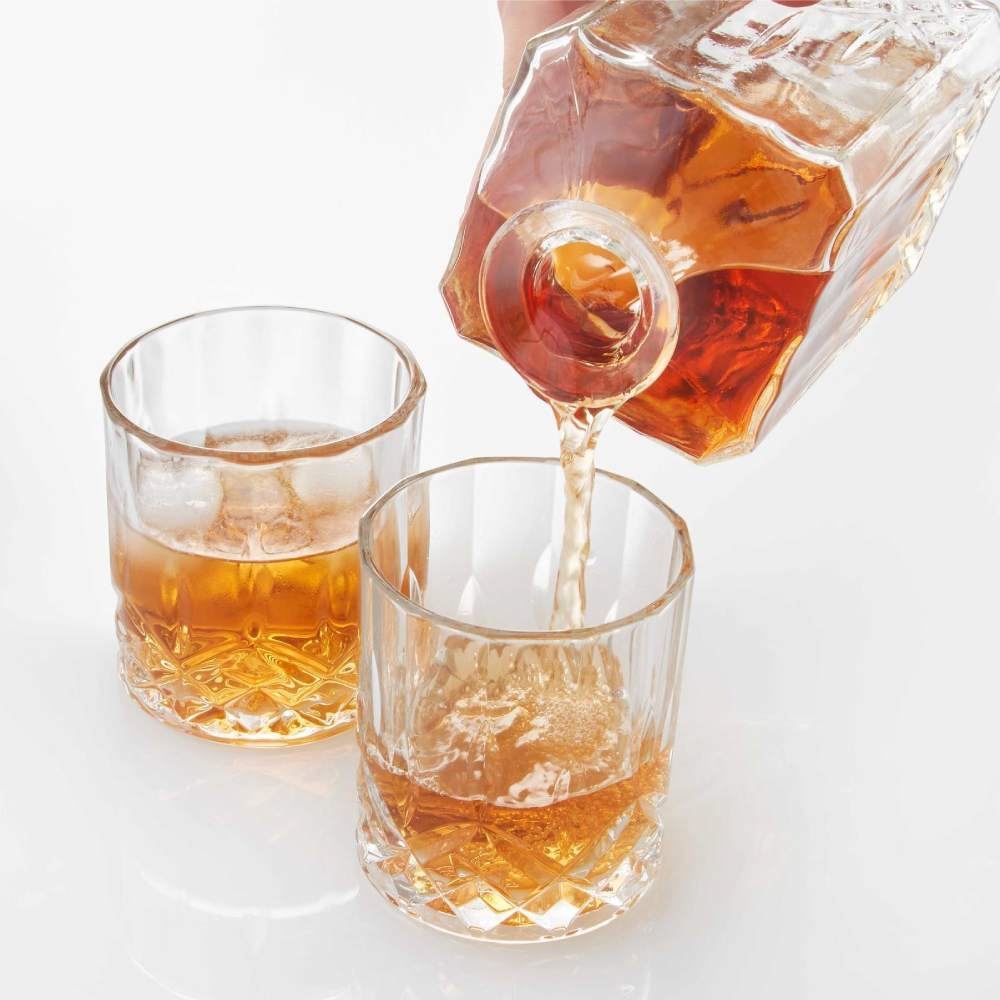 Jogo De Whisky De Vidro Havan Casa 3 Peças - Transparente