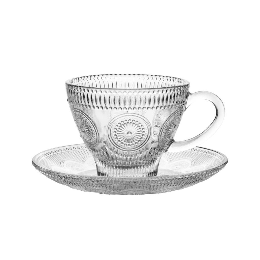 Jogo De Xícaras Com Pires Royal Havan Casa 170Ml - 12 Peças