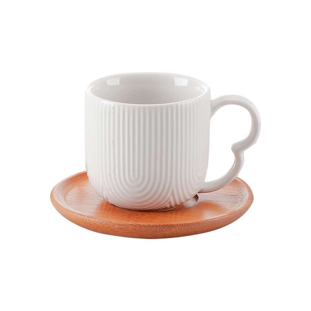 Jogo De Xícaras De Café Oasis Hauskraft 8 Peças - Branco