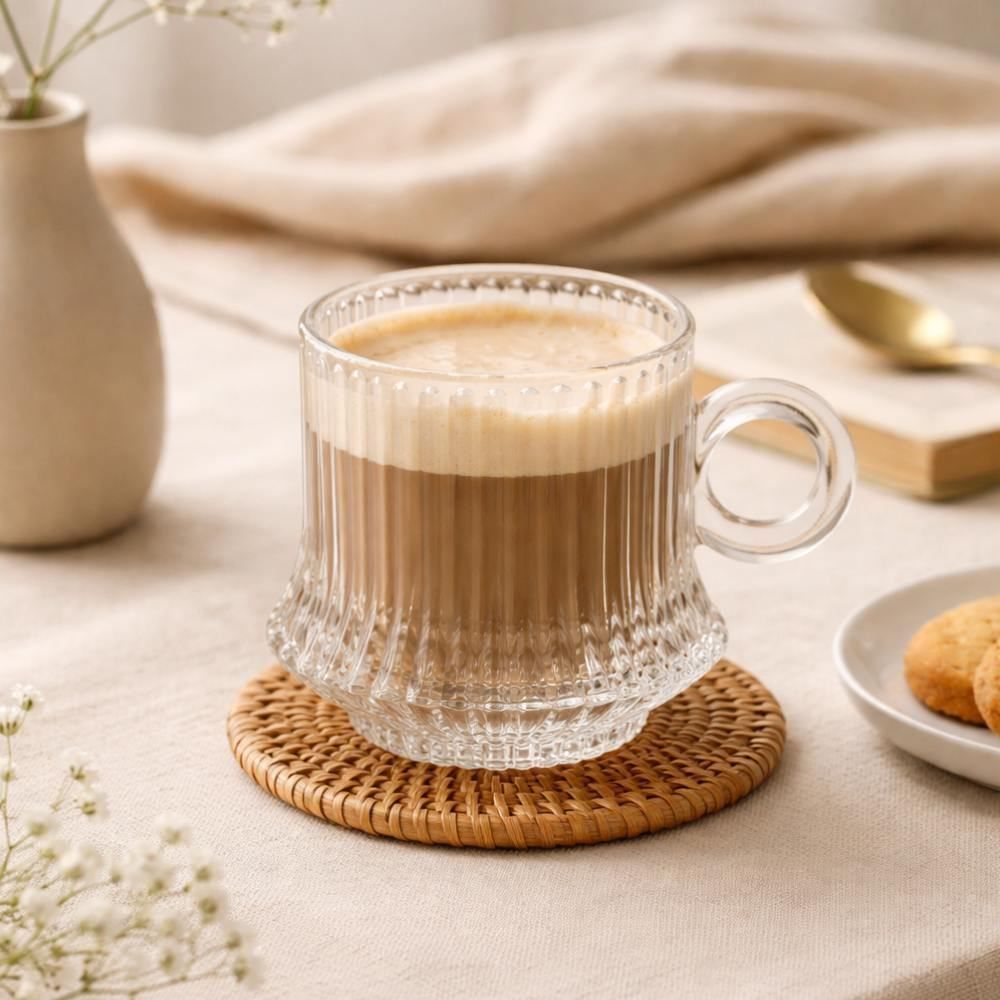 Jogo de Xícaras de Café Robusta Lines 85Ml Ingá Import - 6 peças