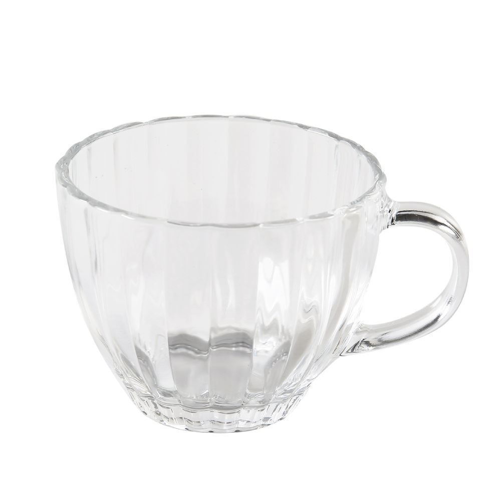 Jogo De Xícaras De Chá Vidro Alice Hauskraft 6 Peças - 220ml