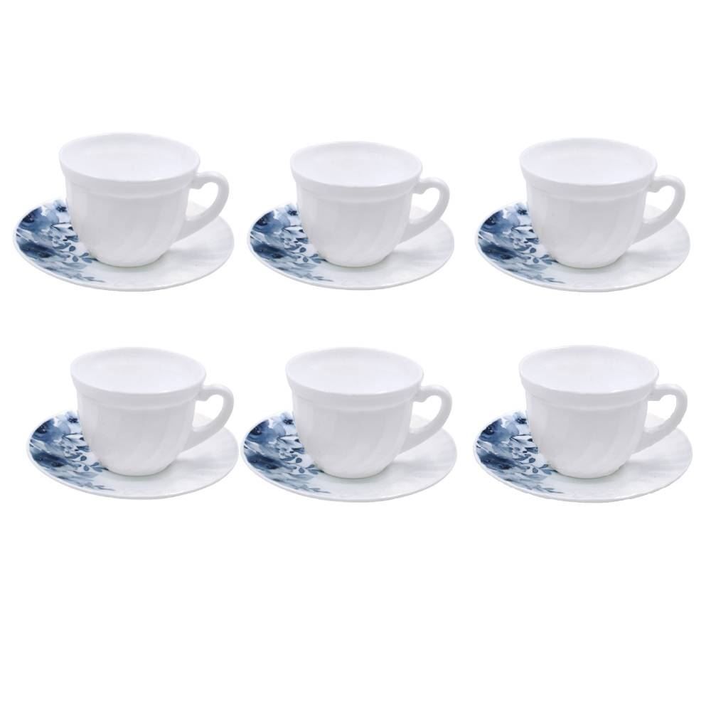 Jogo De Xícaras Opaline Capri Havan Casa - 12 Peças