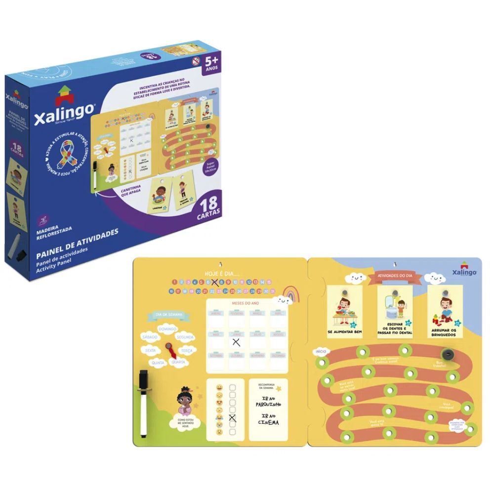 Jogo Painel De Atividades Ii Xalingo  - 17676
