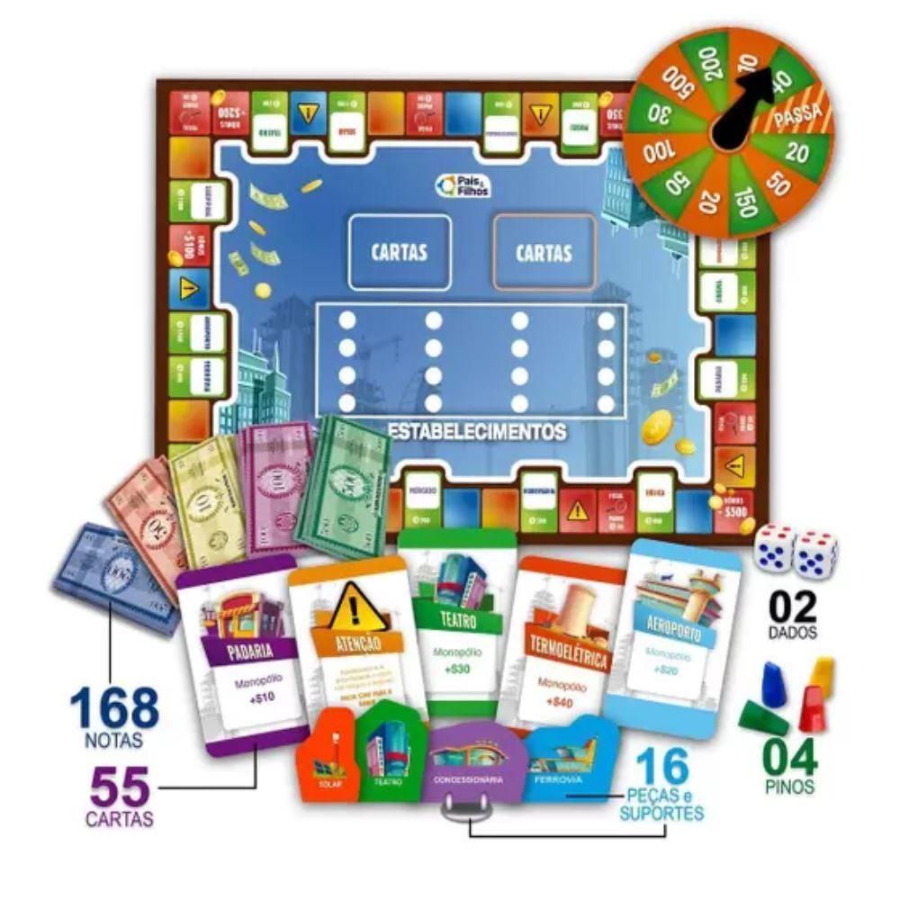 Jogo Pequeno Empresário Pais E Filhos - 2796