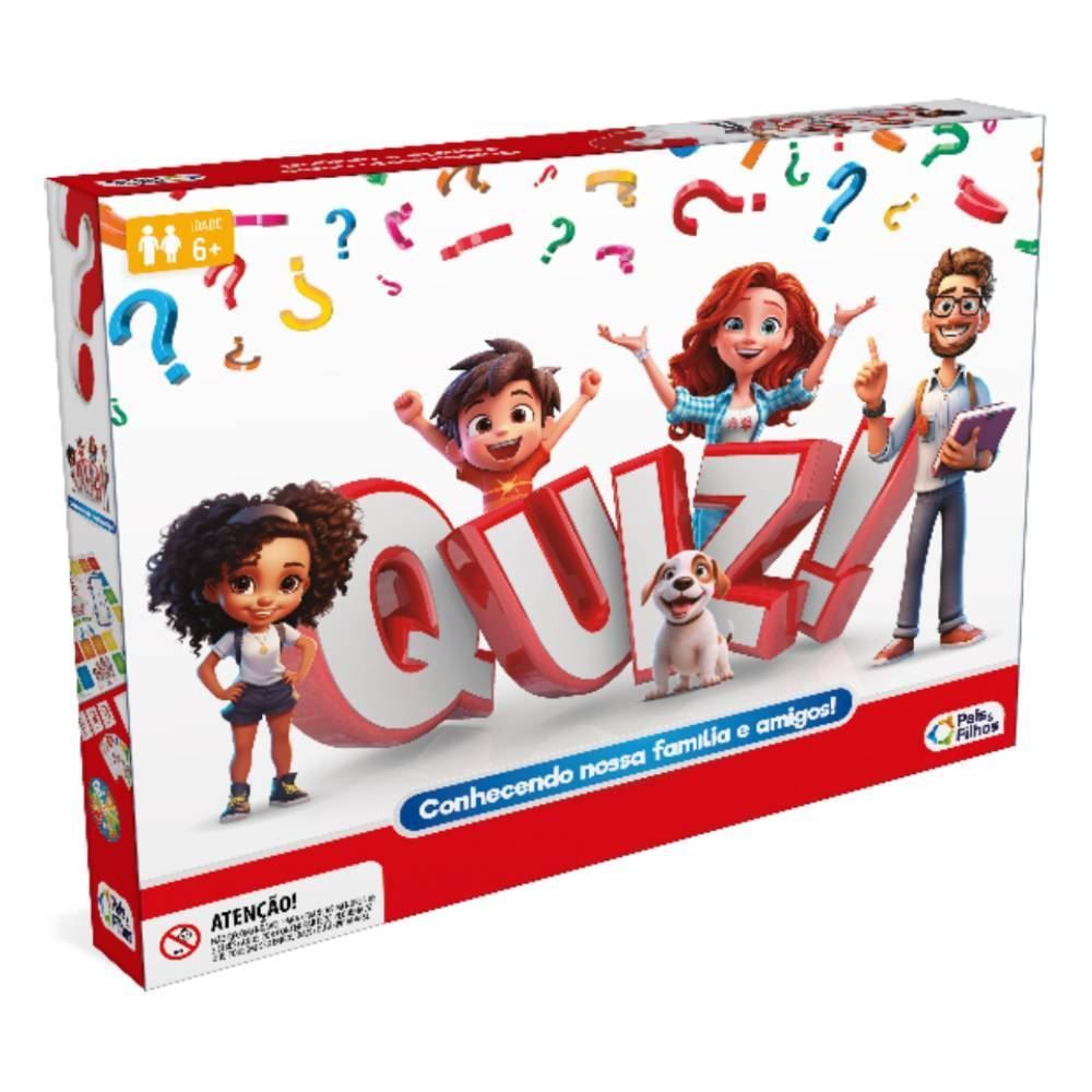 Jogo Quiz Conhecendo Família E Amigos Pais E Filhos  - 792463