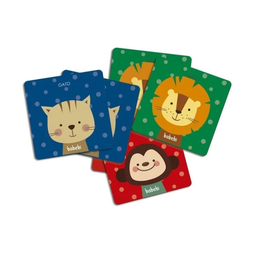 Jogo Super Memória Animais Da Floresta - Brinquedos Babebi