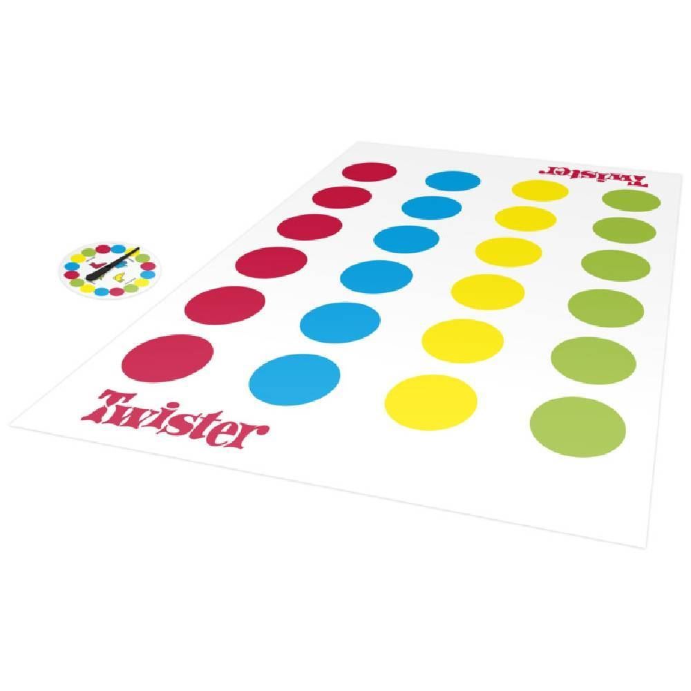 Jogo Twister Dance Refresh Clássico Colorido Hasbro - BRANCO