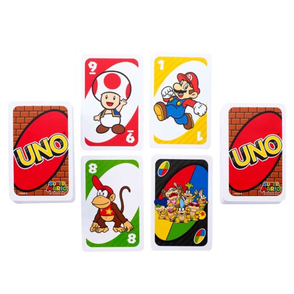 Jogo Uno Super Mario Bros Mattel - DRD00
