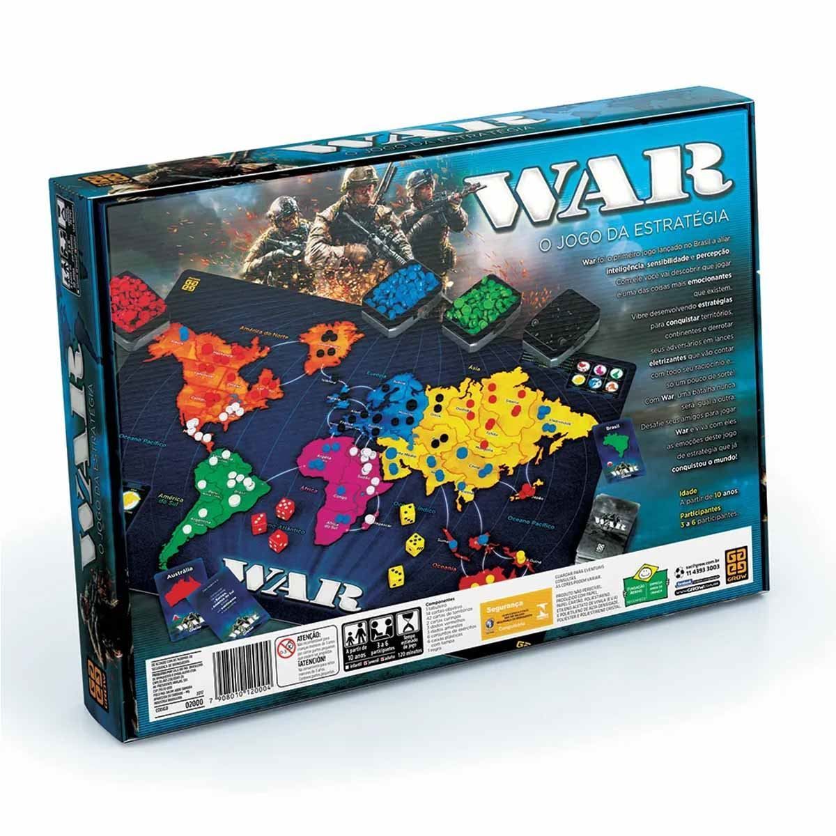 Jogo War 02000 Grow - Colorido