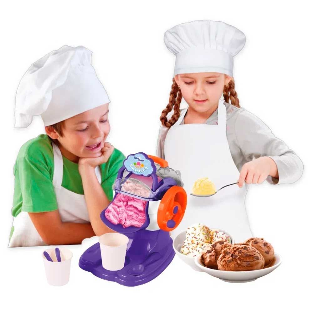 Kids Chef Sorveteria Com Acessórios Multikids - BR1809