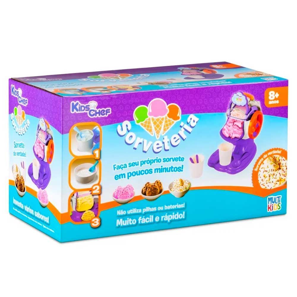 Kids Chef Sorveteria Com Acessórios Multikids - BR1809