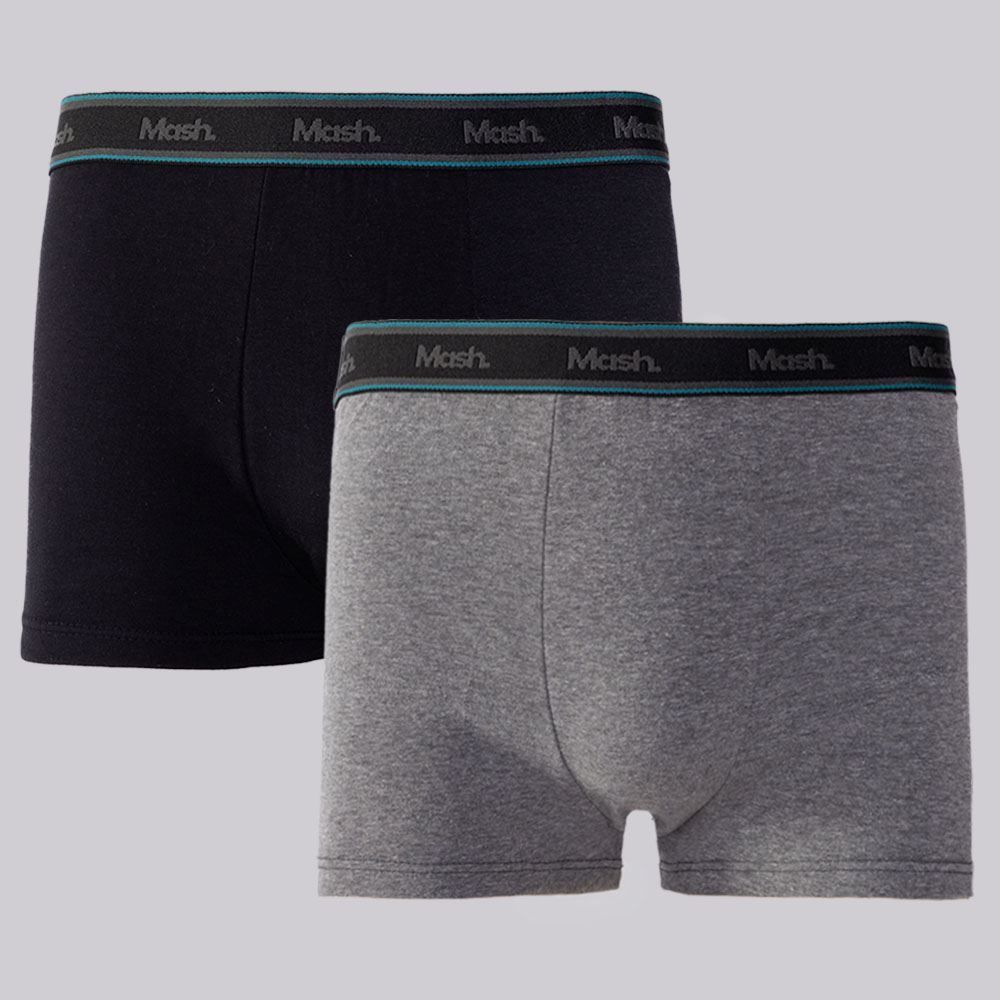 Kit 2 Cuecas Boxer Algodão Mash
