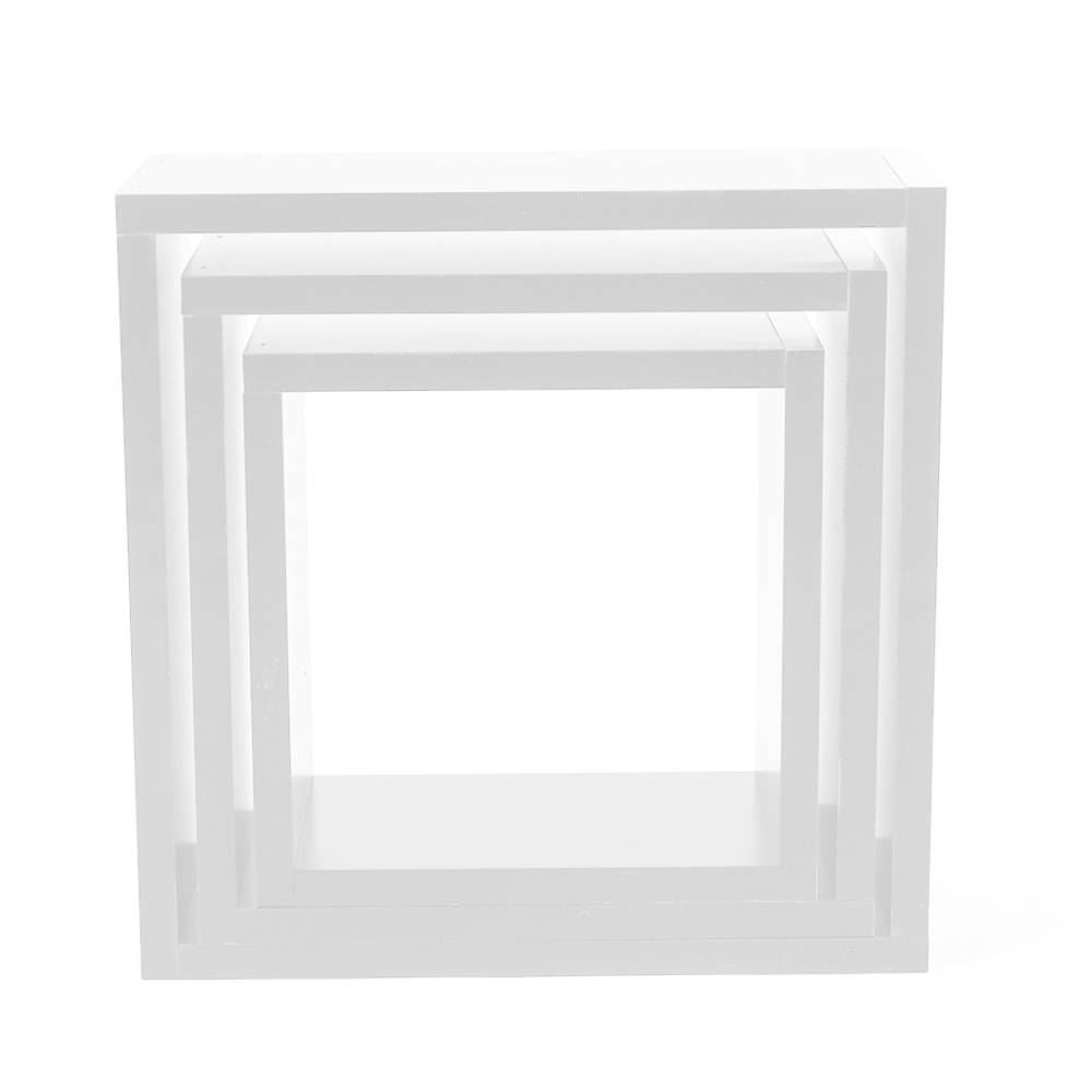 Kit 3 Nicho Leve Decorare Branco Prat-K