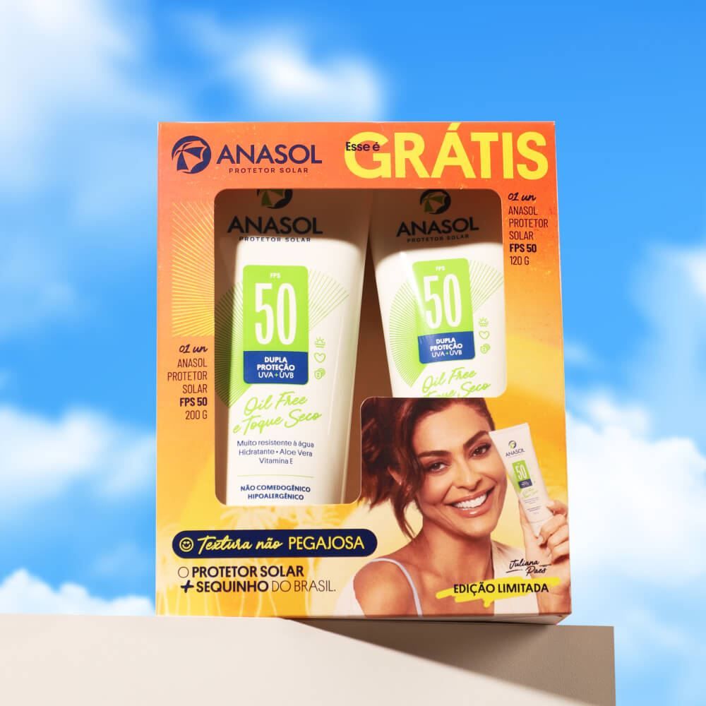 Kit Anasol Protetor Solar Fps 50