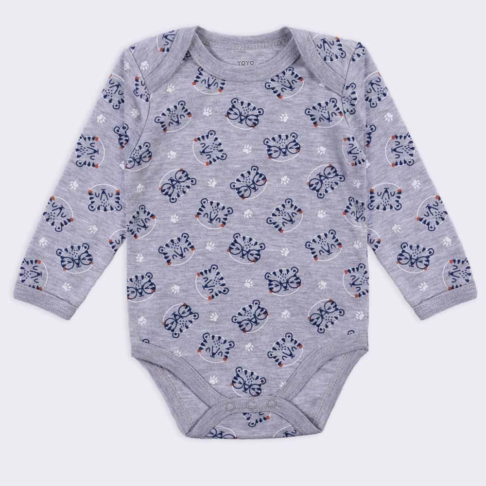 Kit Bebê Body Manga Longa 3 Peças Yoyo Baby
