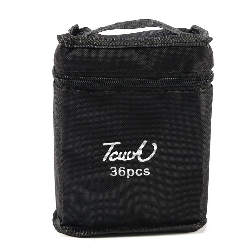 Kit Canetinhas 36 Cores Touch Ponta Dupla - Della Import