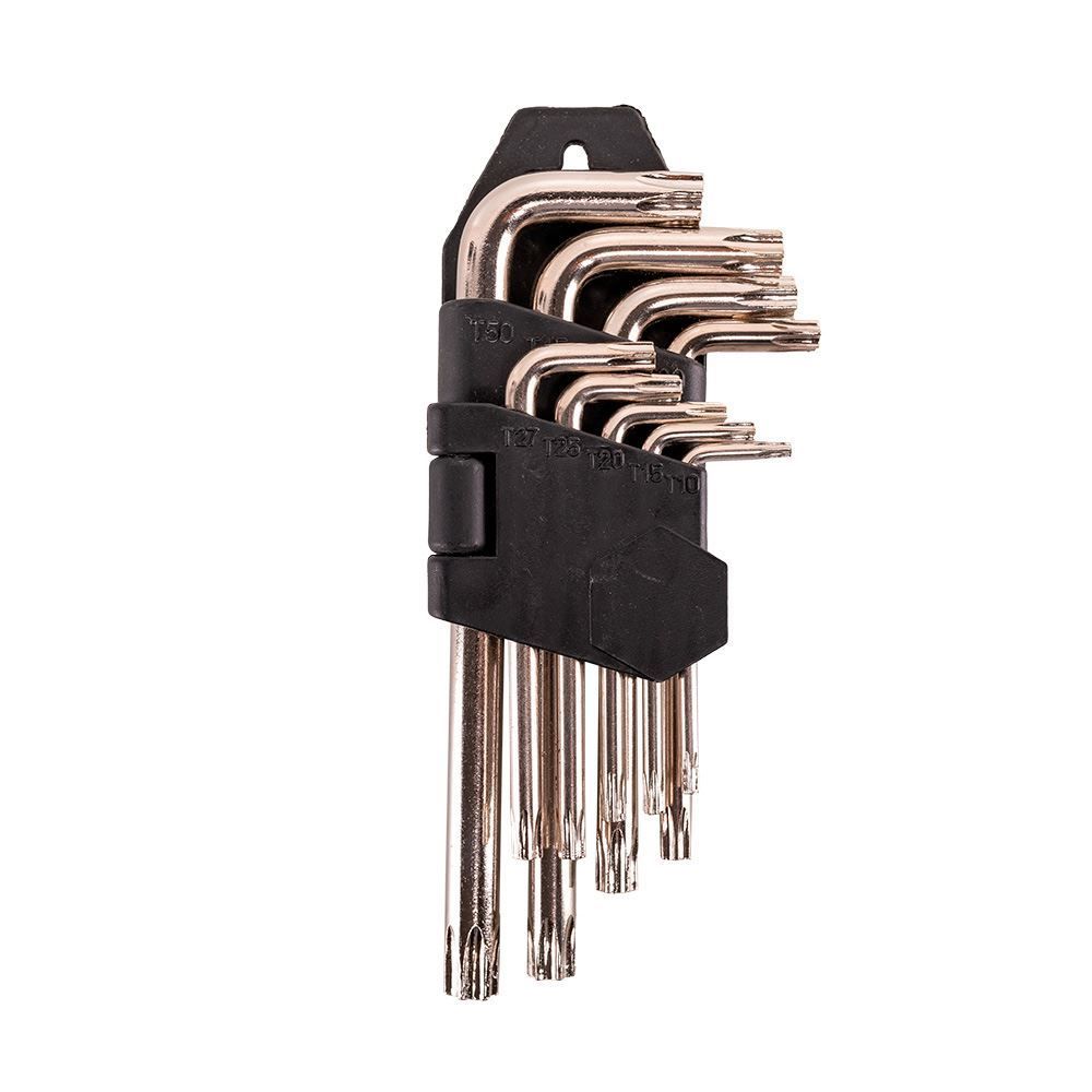 Kit Chave Torx 9 Peças Ct2224 Meghazine - Prata
